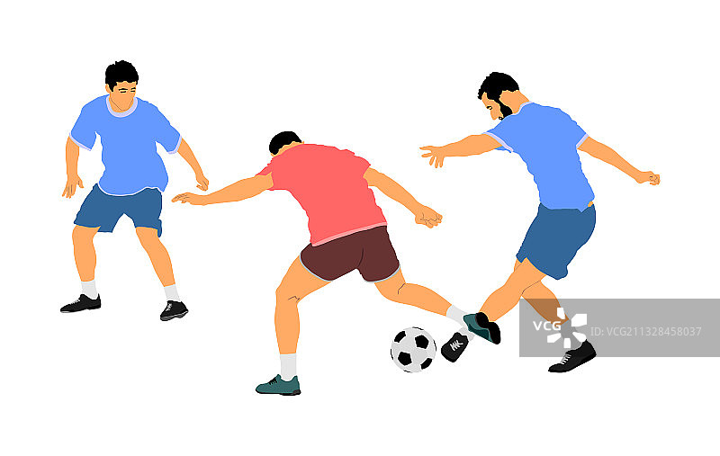 足球运动员决斗图片素材