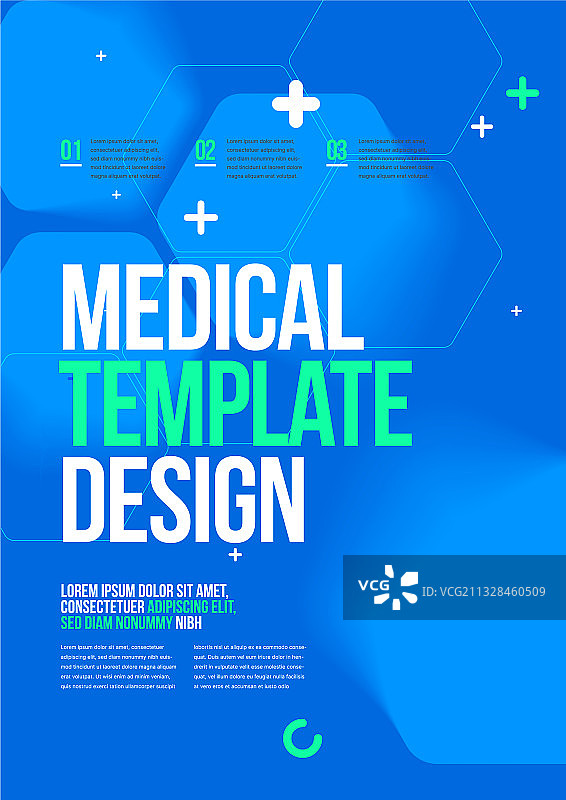 A4医药布局设计模板图片素材