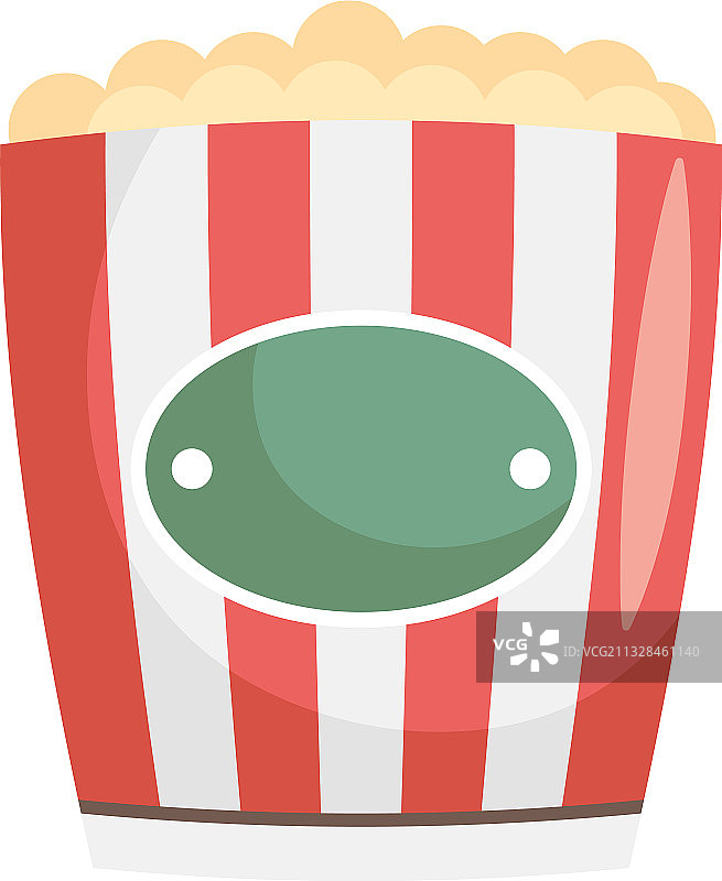 美味爆米花快餐图标图片素材