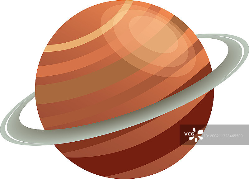 土星行星隔离风格图标图片素材