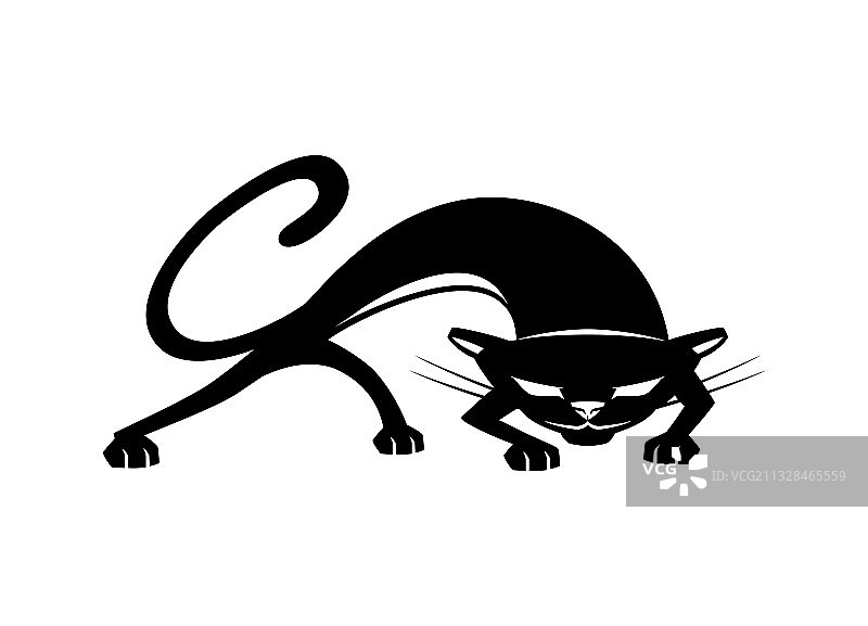 黑猫图标图片素材