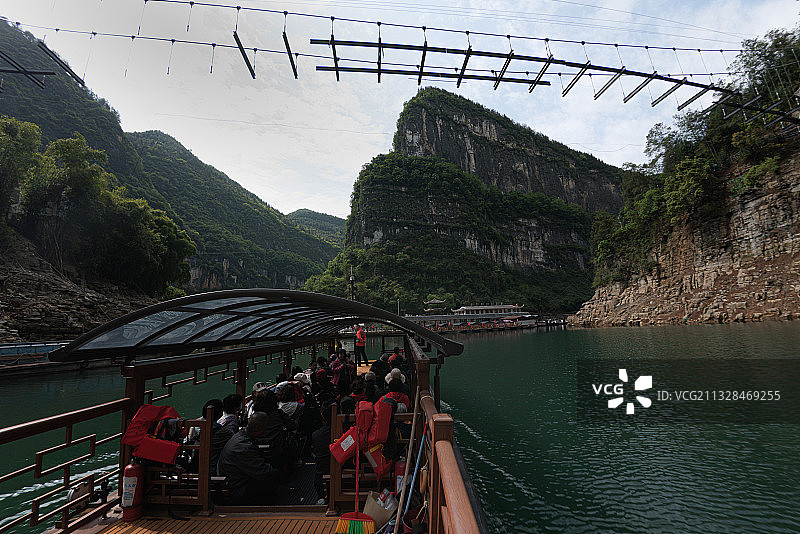 长江小三峡（全长50公里，由龙门峡、巴雾峡、滴翠峡组成）。图片素材