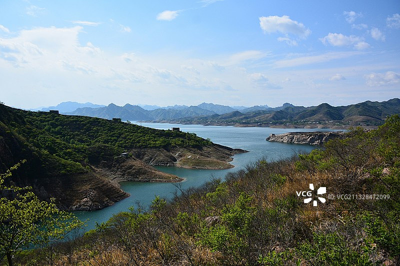 喜峰口水下长城图片素材