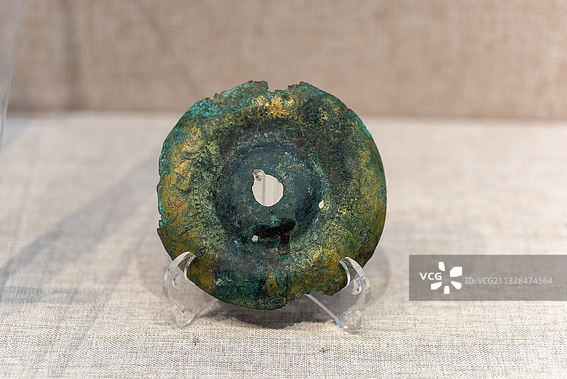 辽金城垣博物馆 铜马具图片素材