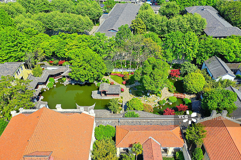 中国近代史遗址博物馆（南京总统府）内的风光图片素材