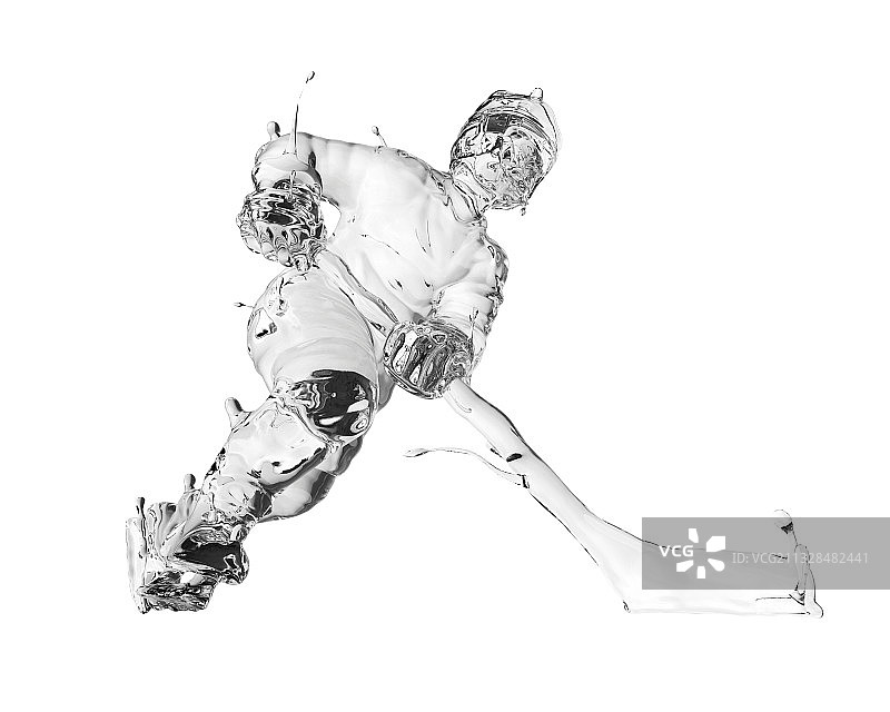 水冰材质冰球运动图片素材