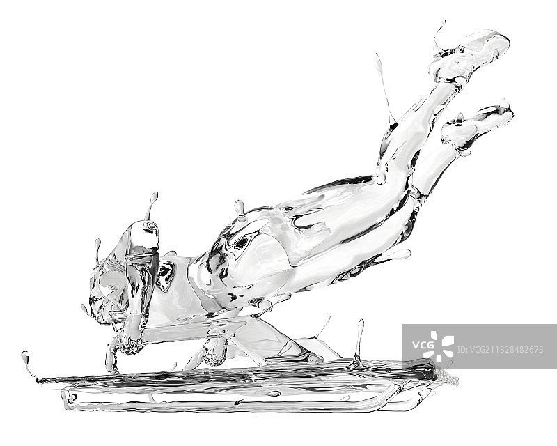 冰质感俯式冰橇图片素材