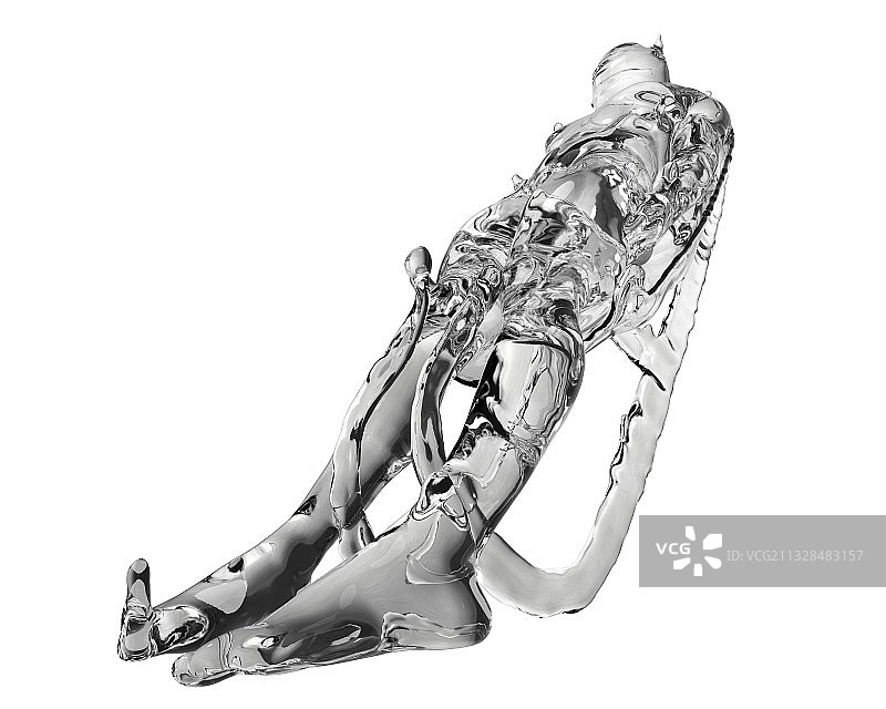 冰质感无舵冰橇图片素材