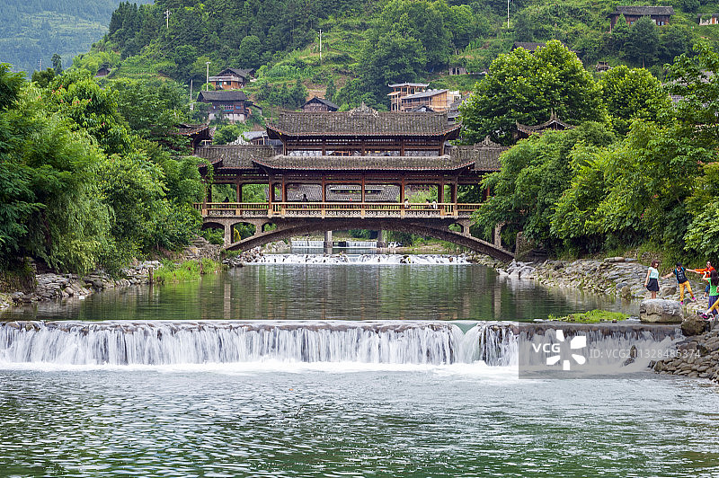 2015年6月11日摄于贵州省雷山县千户苗寨图片素材