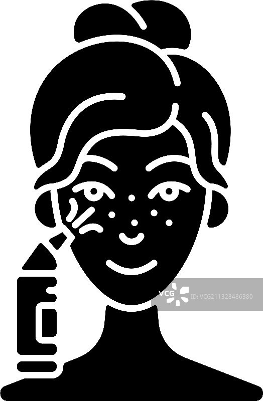 黑头去除器黑色图标图片素材