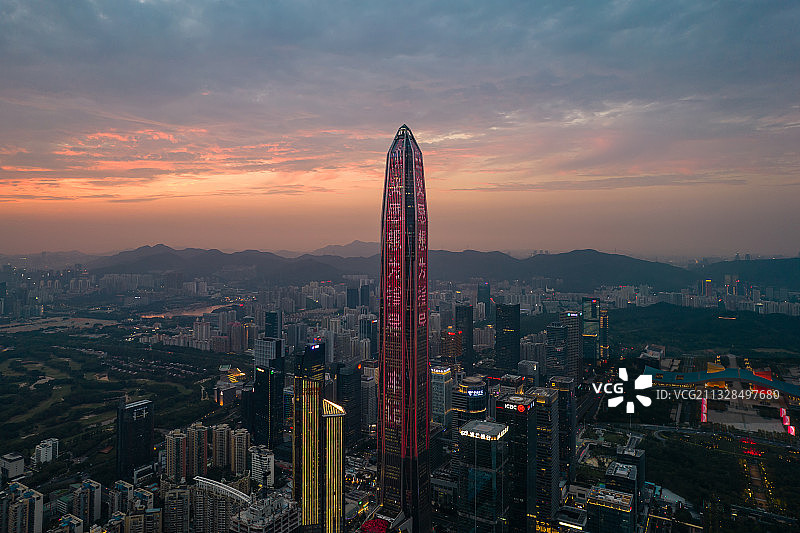 福田晚霞图片素材