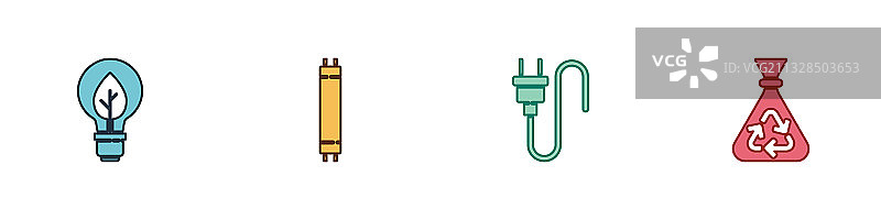 灯泡、树叶、荧光灯图片素材