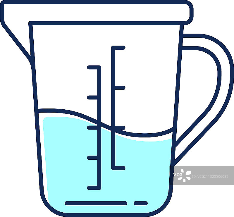 量杯RGB颜色图标图片素材