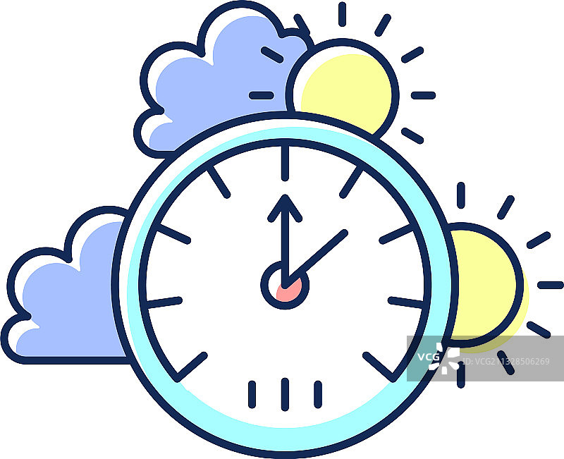 气压计RGB颜色图标图片素材