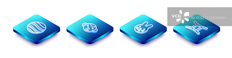 2.5D木星生肖猴线条图片素材