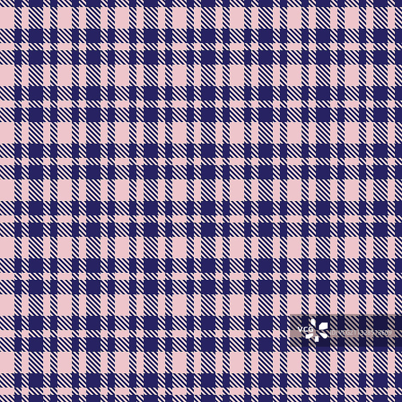 粉色海军风不对称格子纹理无缝图案图片素材