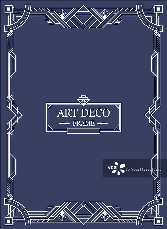 装饰艺术边框和框架模板图片素材