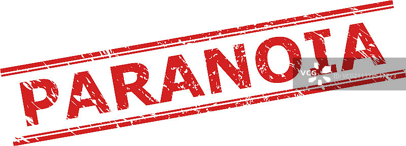 偏执主题印章，橡胶双重表面图片素材