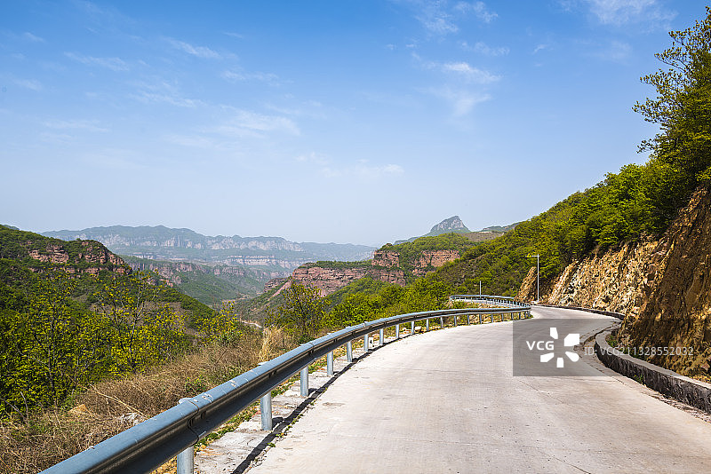 太行山公路图片素材