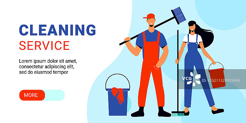 清洁服务横幅banner图片素材