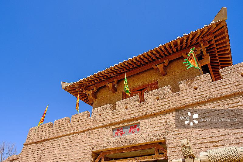 甘肃敦煌阳关风景区图片素材