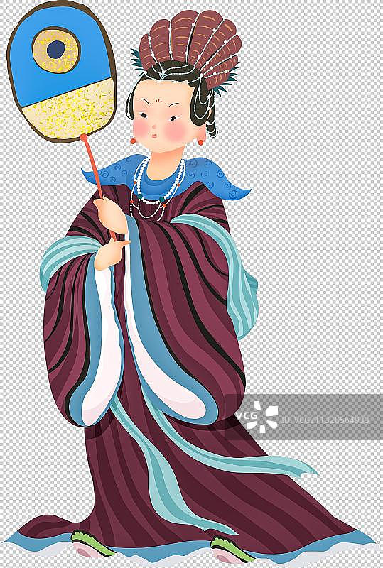 国风菩萨人物元素图片素材