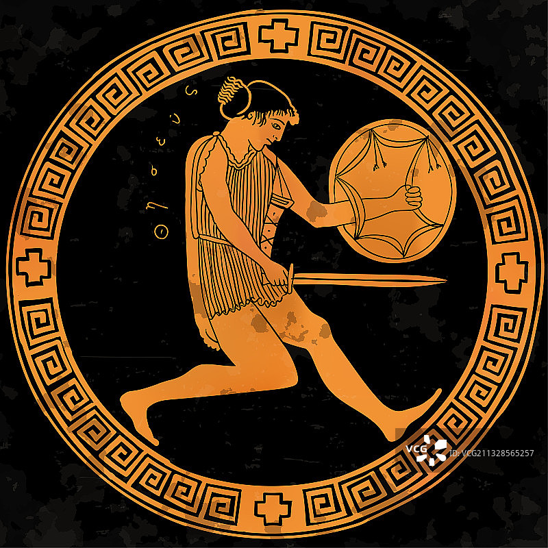 古希腊战士图片素材