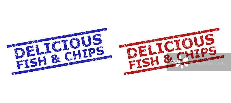 美味炸鱼薯条印章图片素材
