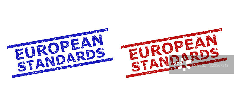 具有腐蚀风格的欧洲标准印章图片素材