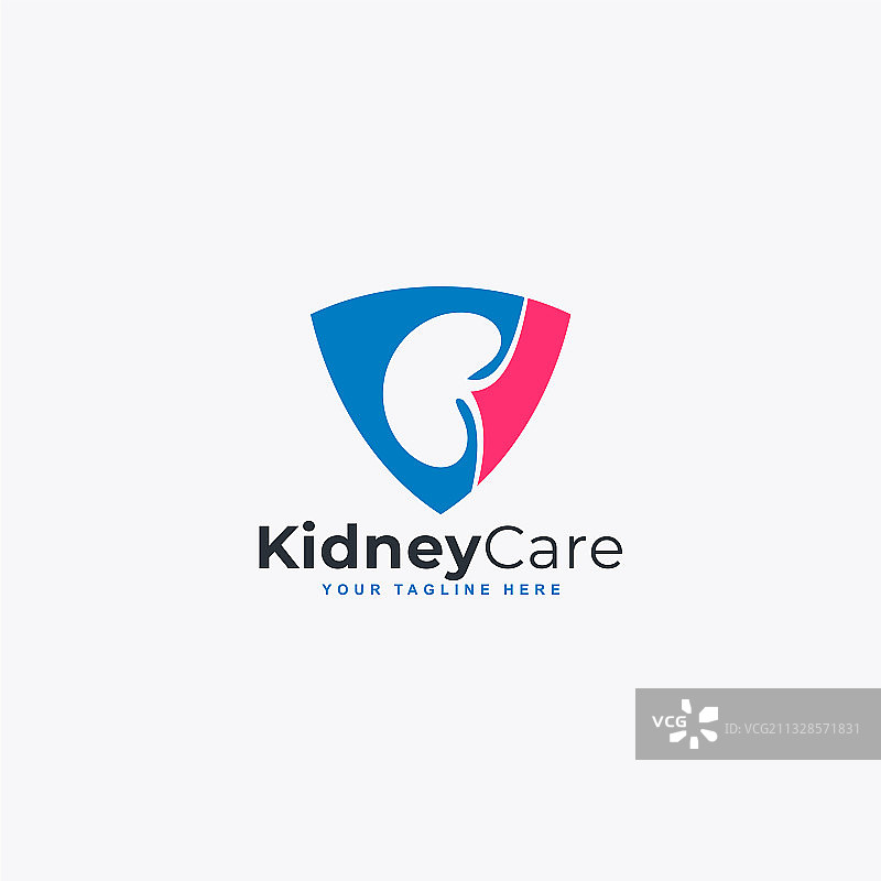 肾脏护理诊所标志设计图片素材