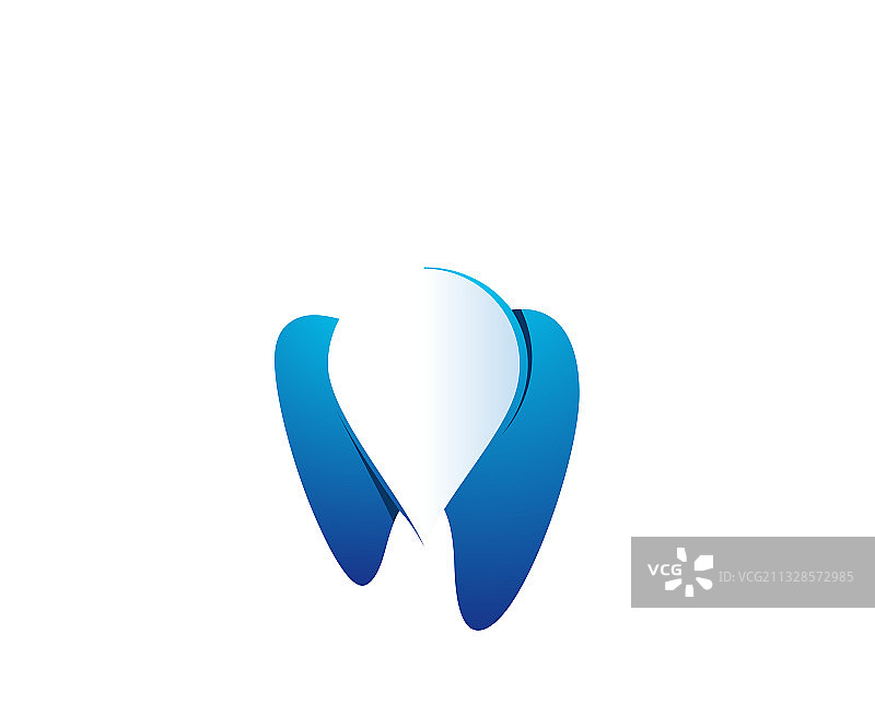 牙齿图钉APP移动图标logo设计模板图片素材