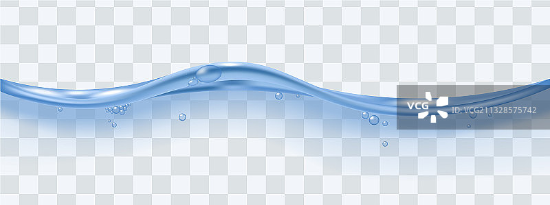 蓝色水面流动逼真模板图片素材