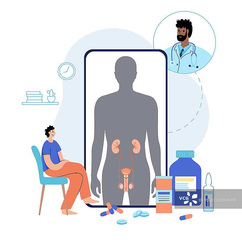 男性生殖系统问题图片素材
