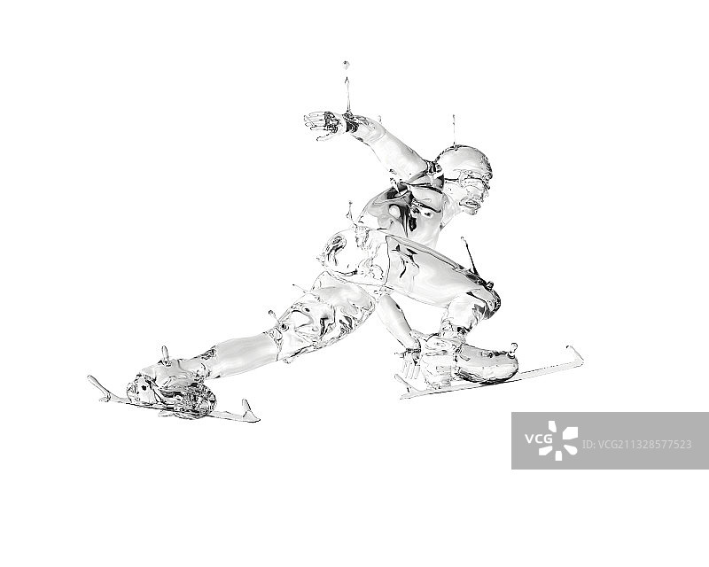 水质感短道速滑图片素材