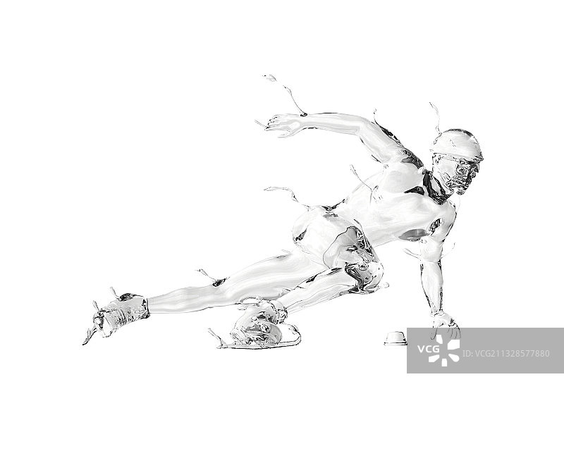 水质感短道速滑图片素材