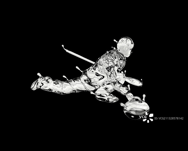 冰质感冰壶运动图片素材