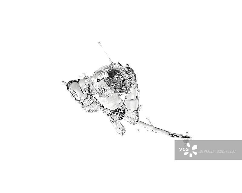 水质感冰球运动图片素材