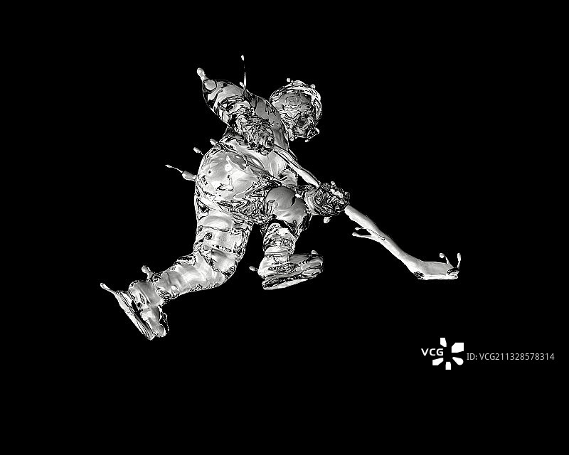 冰质感冰球运动图片素材