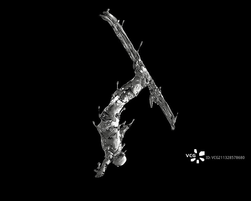 冰质感自由式滑雪图片素材