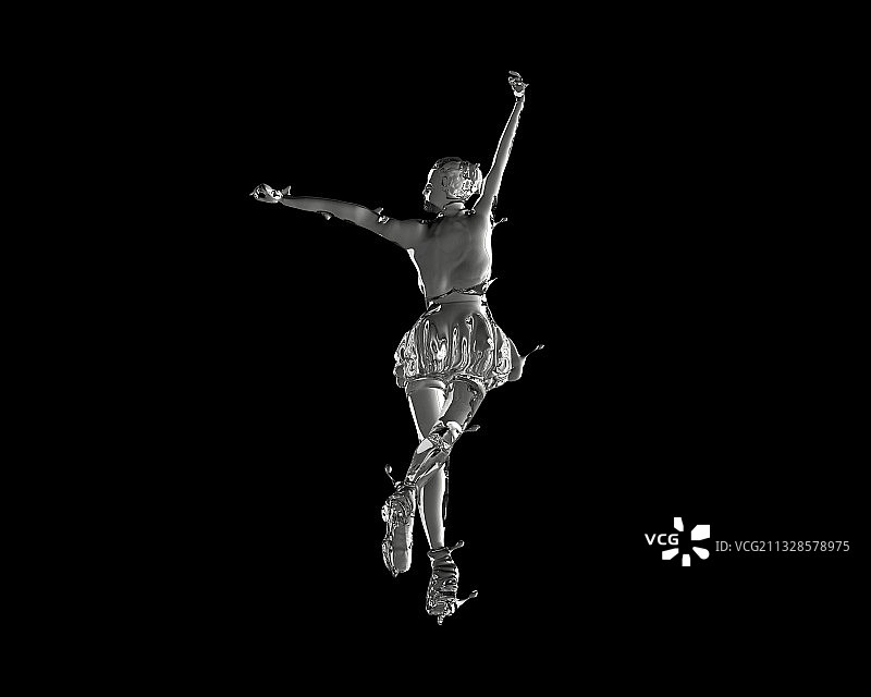 冰质感花样滑冰图片素材