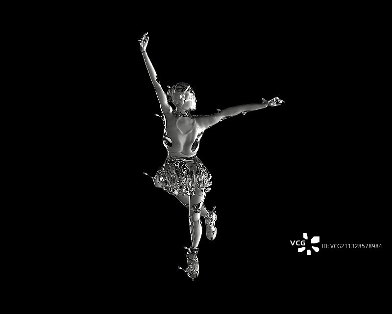 冰质感花样滑冰图片素材