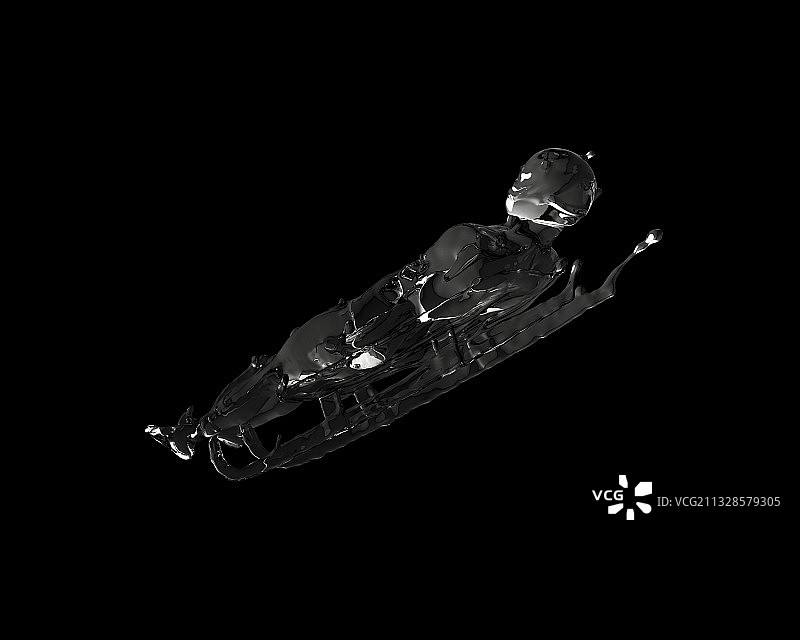 冰质感无舵冰橇图片素材
