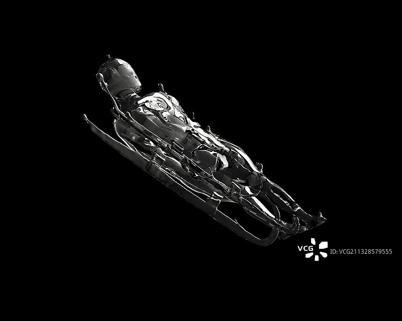 冰质感无舵冰橇图片素材