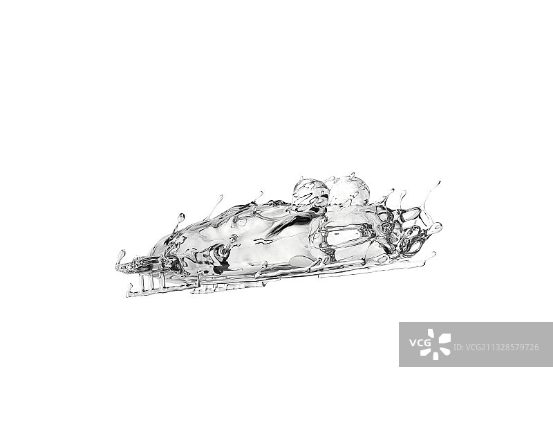 水质感无舵雪车图片素材