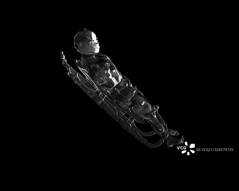 冰质感无舵冰橇图片素材