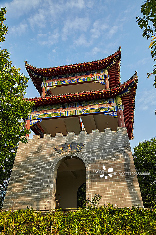 安徽省安庆市潜山市官庄镇风光图片素材