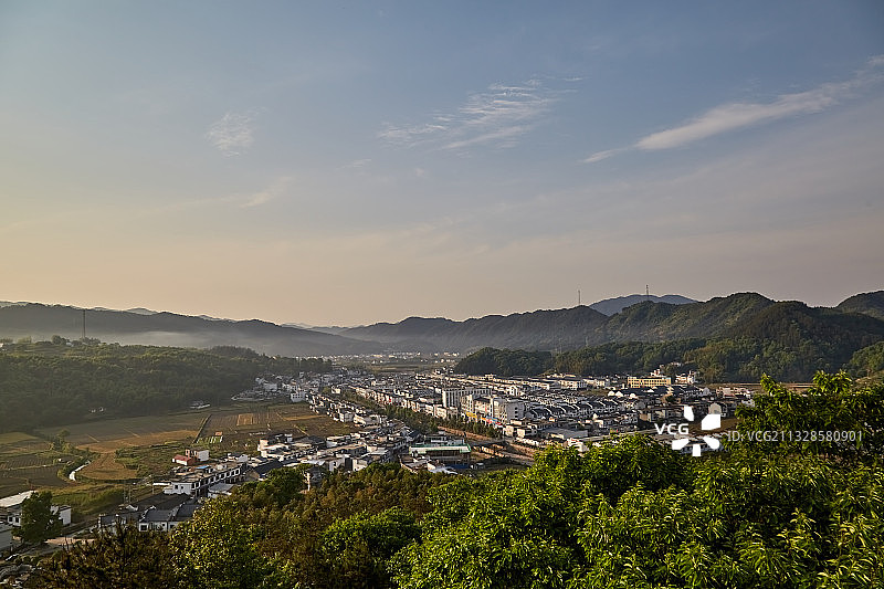 安徽省安庆市潜山市官庄镇风光图片素材