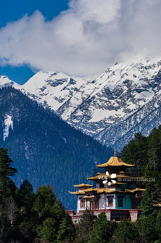 西藏林芝嘎朗村6图片素材