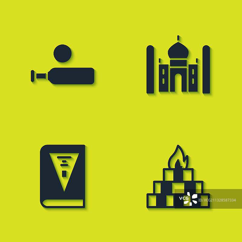 木制板球拍和球（印度传统祭祀）图片素材