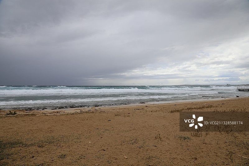 塞浦路斯阿依纳帕海滩风光图片素材